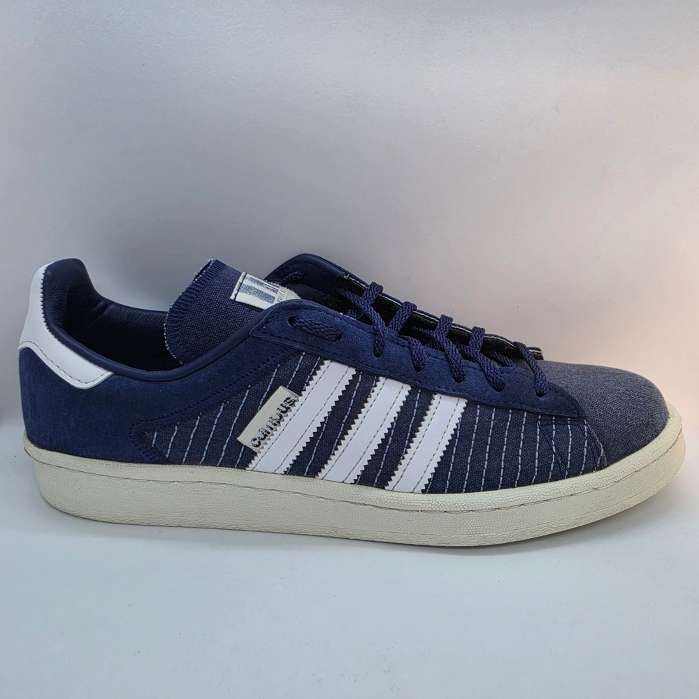Adidas Campus 00s Sashiko Shadow Navy White Denim Sneakers GY4588 Mens 10.5 - Picture 6 of 11